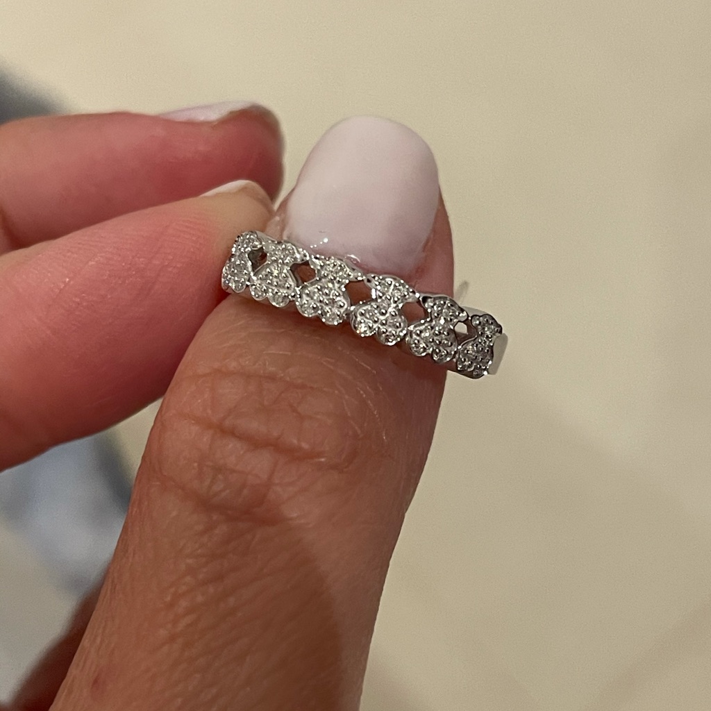 White Gold With Diamonds